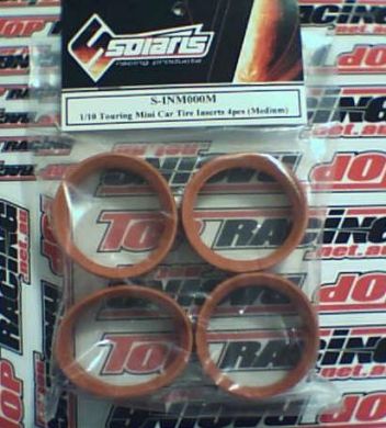 SOLARIS 1/10 Mini Car Tire Insert Medium (4 pcs)