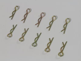 Short Body Clip Set-Small Tip L&R Gold (10 pcs)