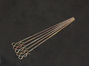 Long Body Clip - Small Tip Gold (5 pcs)