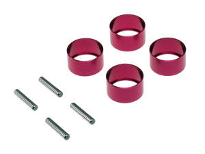 T.O.P. Photon Al. Axle Pin Holder (Red)( each 4pcs )