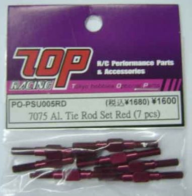 T.O.P. Photon 3mm x 30mm Tie Rod Aluminum ( 7pcs )