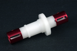 Derlin Front Solid Axle Set (Red)