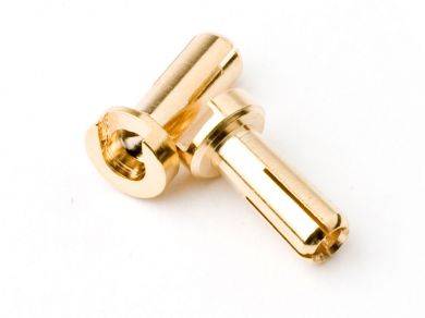 TQ Racing 14mm 4mm bullet male connectors-pair