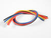 TQ racing 13 gauge 5 wire kit 1ft (approx 30cm) each black, blue, red, orange, yellow, 13 gauge