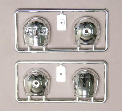 TRG 1/10 Driver helmet (plated)