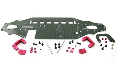 T.O.P. Photon Lipo Chassis & Battery Mount Set (1350g regulation) - Stiff