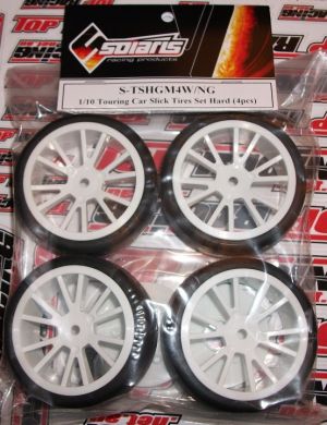 Solaris 1/10 Touring Tire Set Hard GR-M Inserts (4 pcs/set)