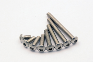 T.O.P. M3x20 Titanium Button Head Hex Screws (6 pcs)