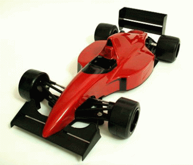 TRG 1/10 F1 Body SW-ON for F103 w/helmet